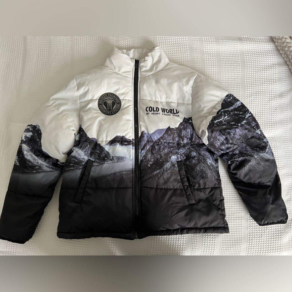 Broken promises puffer jacket